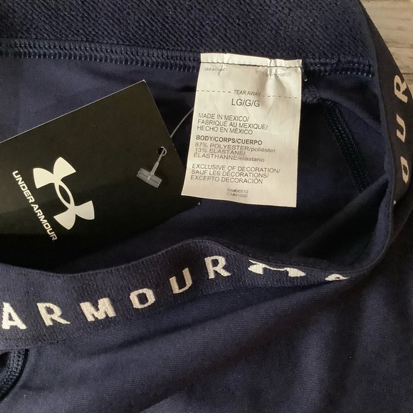 Under Armour Women’s Large HeatGear Shorty Shorts - Picture 5 of 5